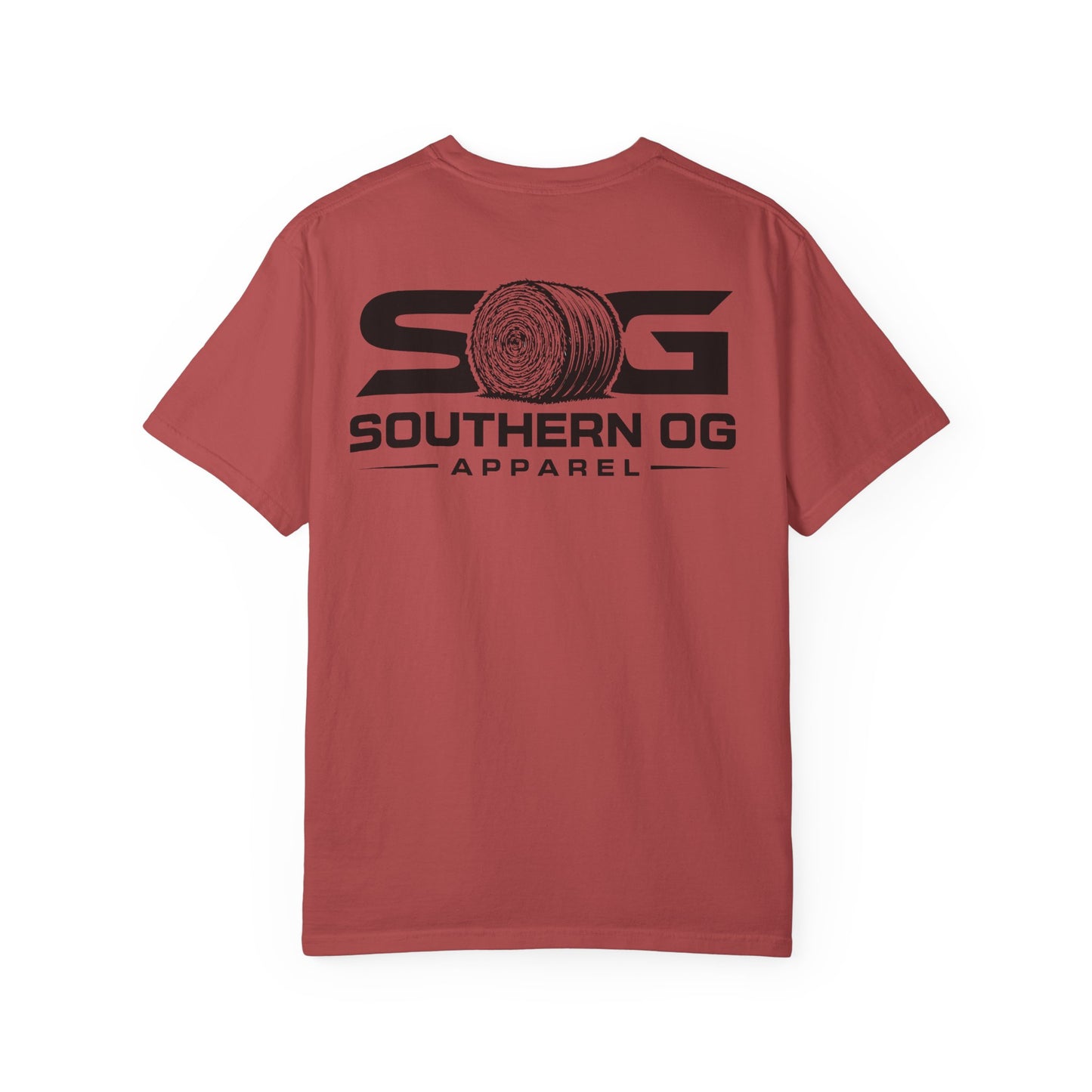 Southern OG T-Shirt — Logo Tee with Hay Bale Graphic
