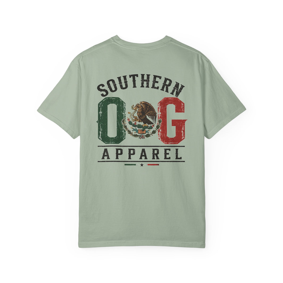 Southern OG T‑Shirt — Vintage Mexican Flag Logo Tee
