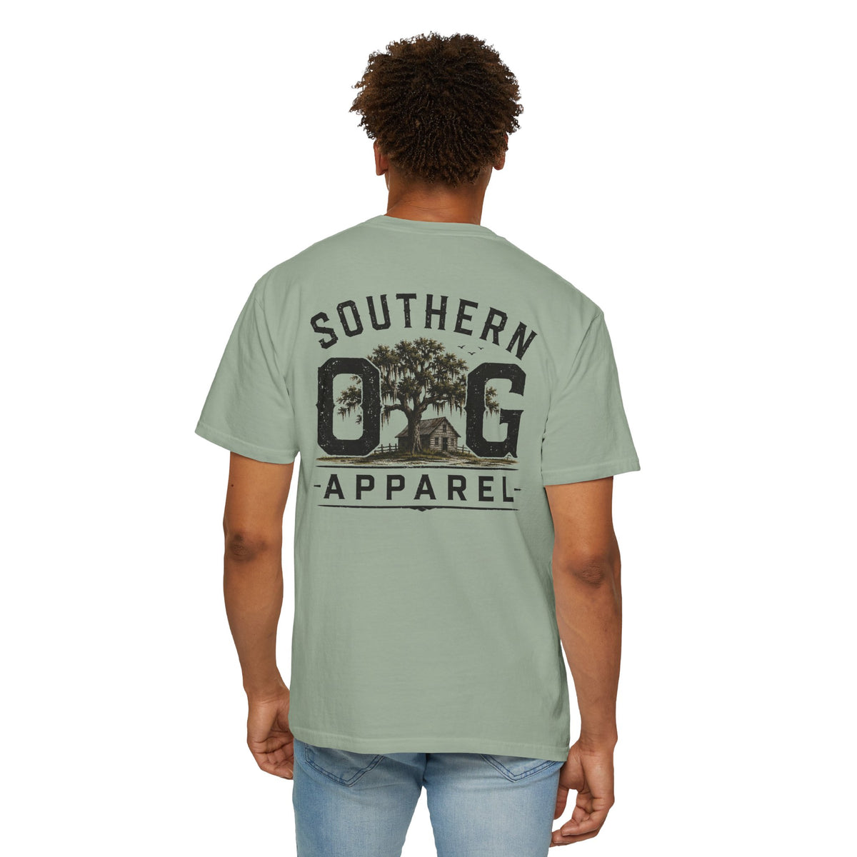 Southern OG Apparel T-Shirt — Vintage Southern Tree & Cabin Tee