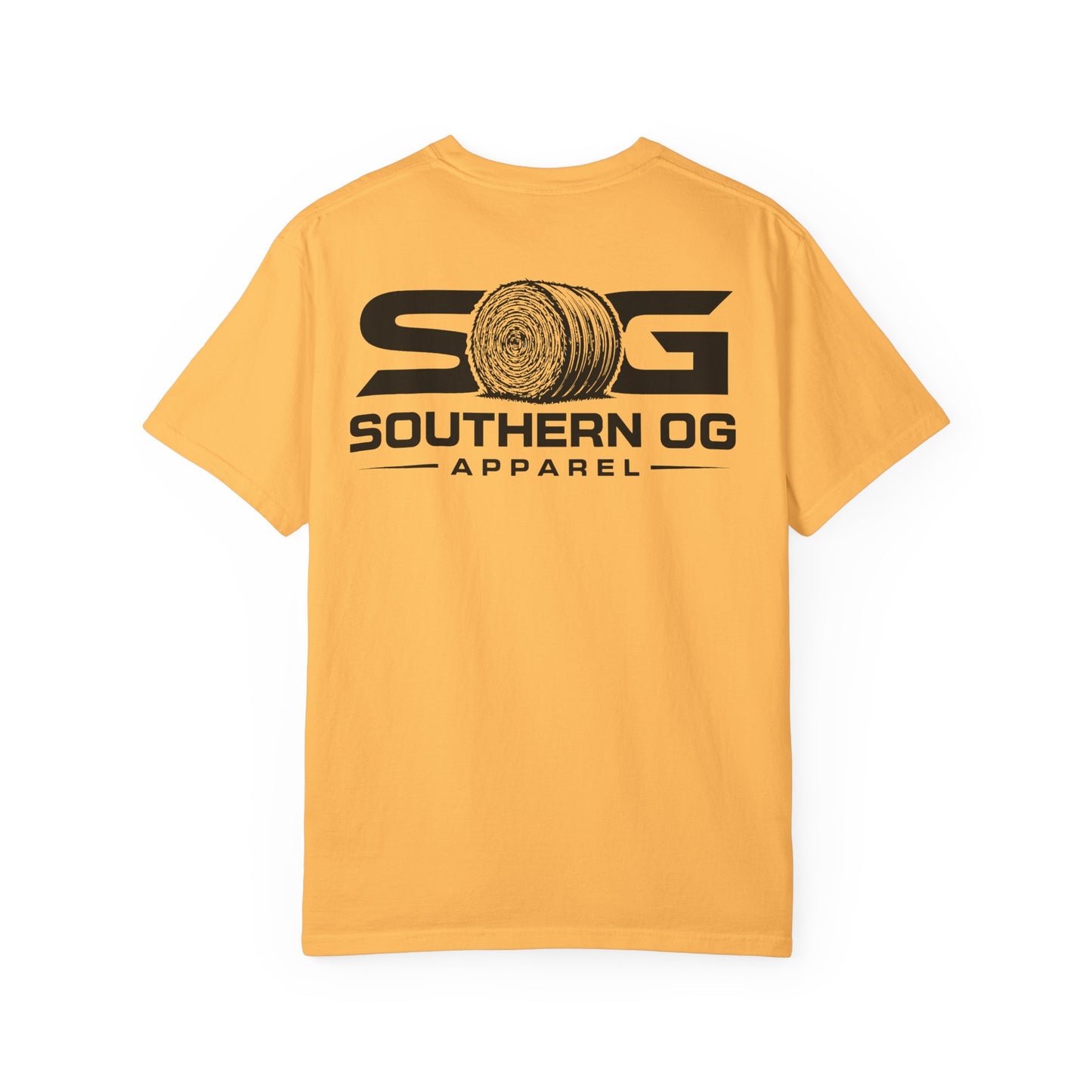 Southern OG T-Shirt — Logo Tee with Hay Bale Graphic