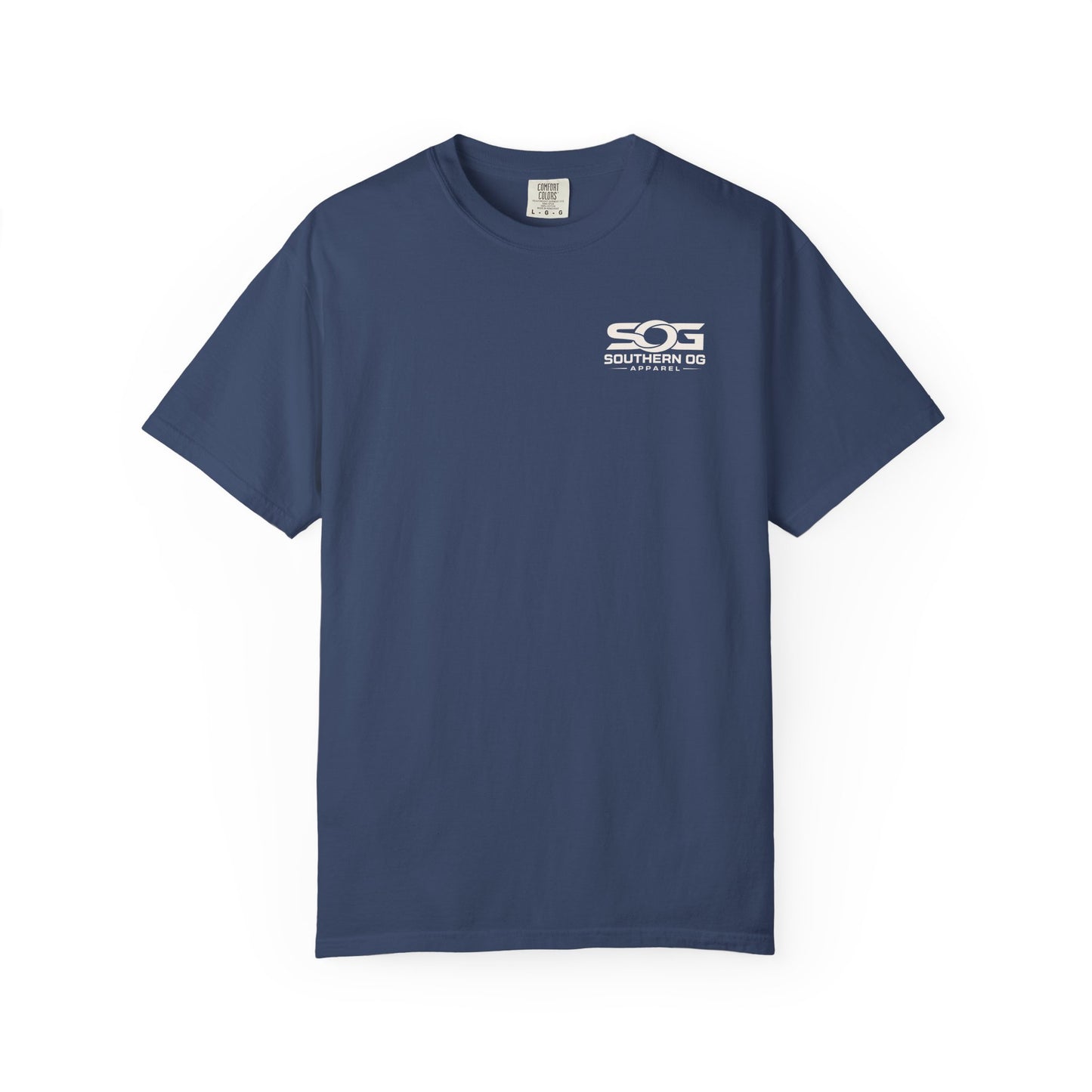 Southern OG Distillery T-Shirt — Moonshine Still Raccoon Graphic