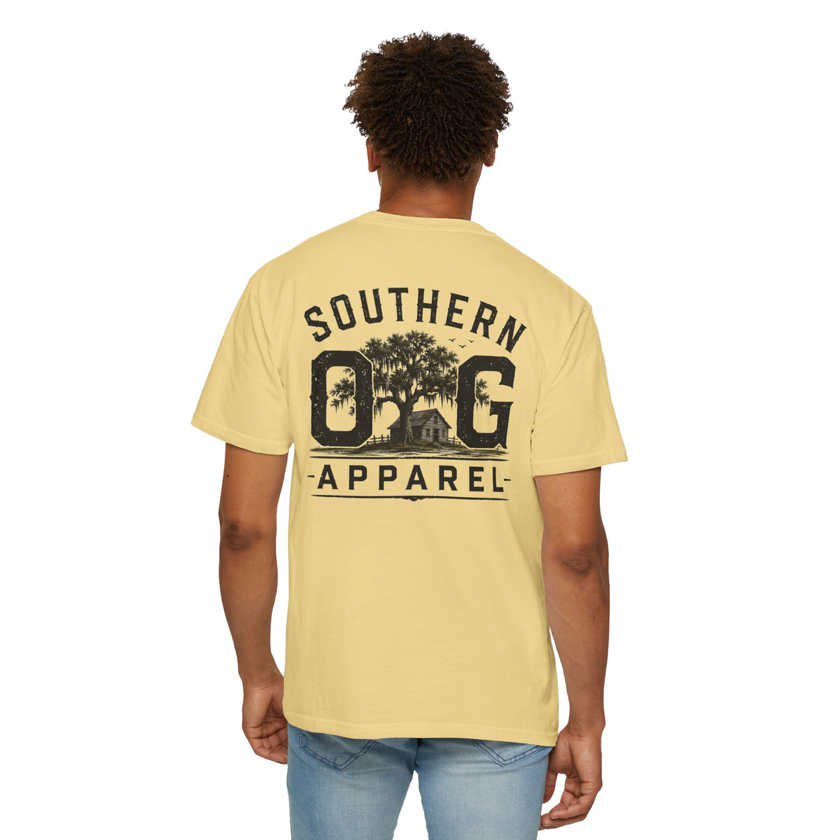 Southern OG Apparel T-Shirt — Vintage Southern Tree & Cabin Tee