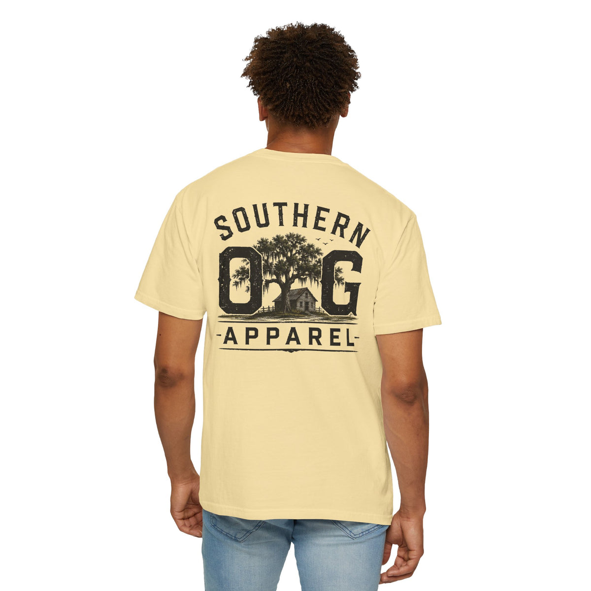 Southern OG Apparel T-Shirt — Vintage Southern Tree & Cabin Tee