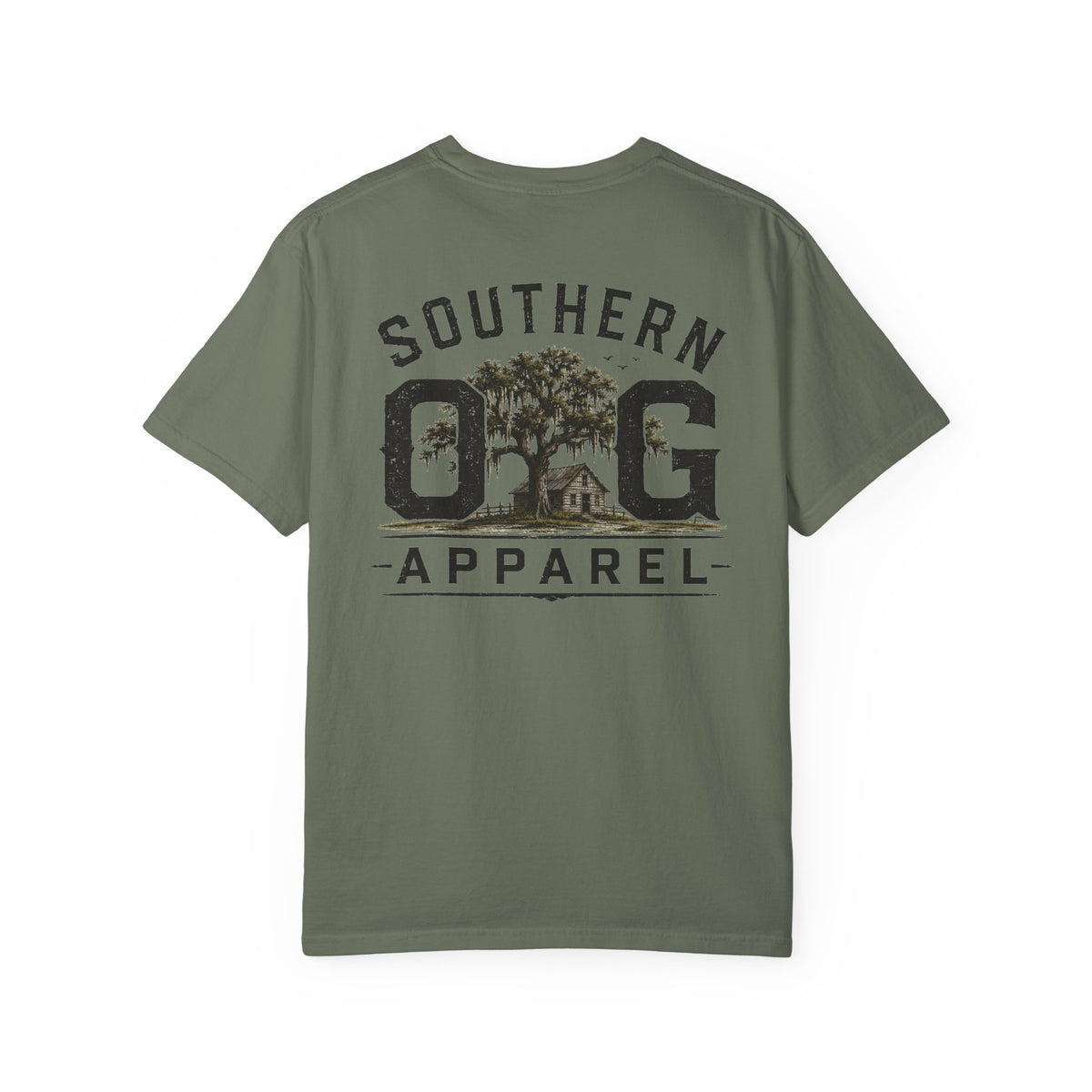 Southern OG Apparel T-Shirt — Vintage Southern Tree & Cabin Tee
