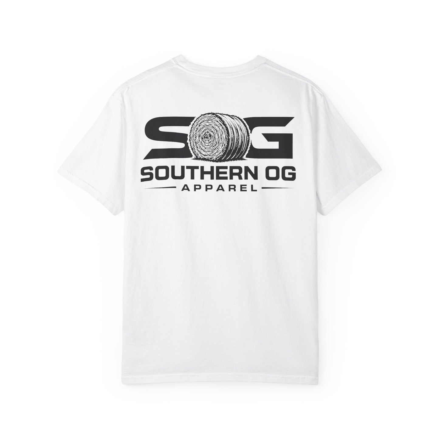 Southern OG T-Shirt — Logo Tee with Hay Bale Graphic