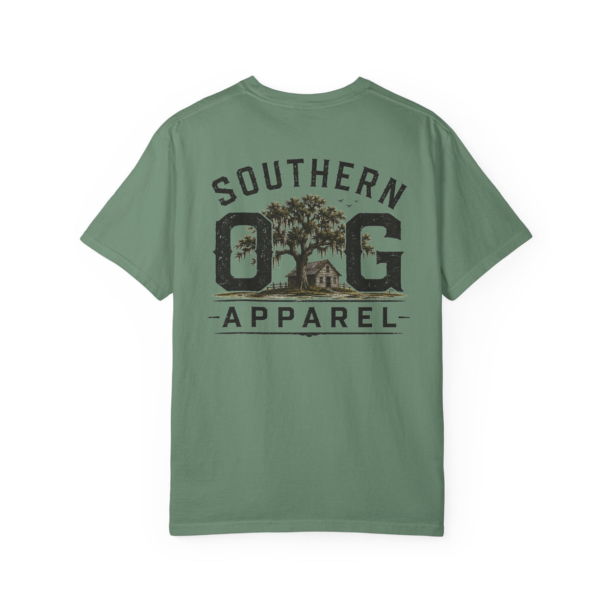 Southern OG Apparel T-Shirt — Vintage Southern Tree & Cabin Tee