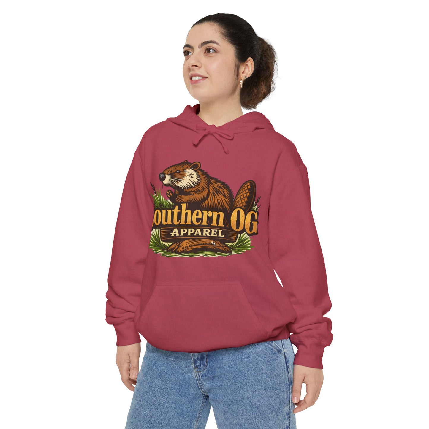 Southern OG Apparel Beaver Hoodie — Vintage Outdoor Logo Sweatshirt