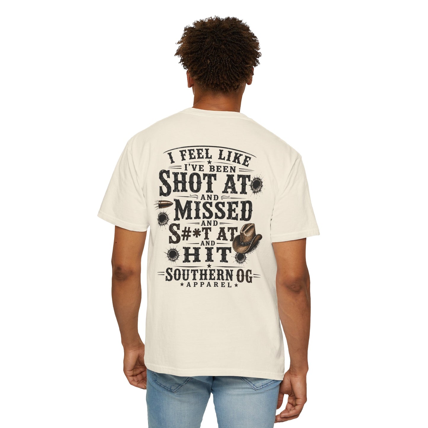 Shot At and Missed Graphic T-Shirt — Southern OG Western Cowboy Tee