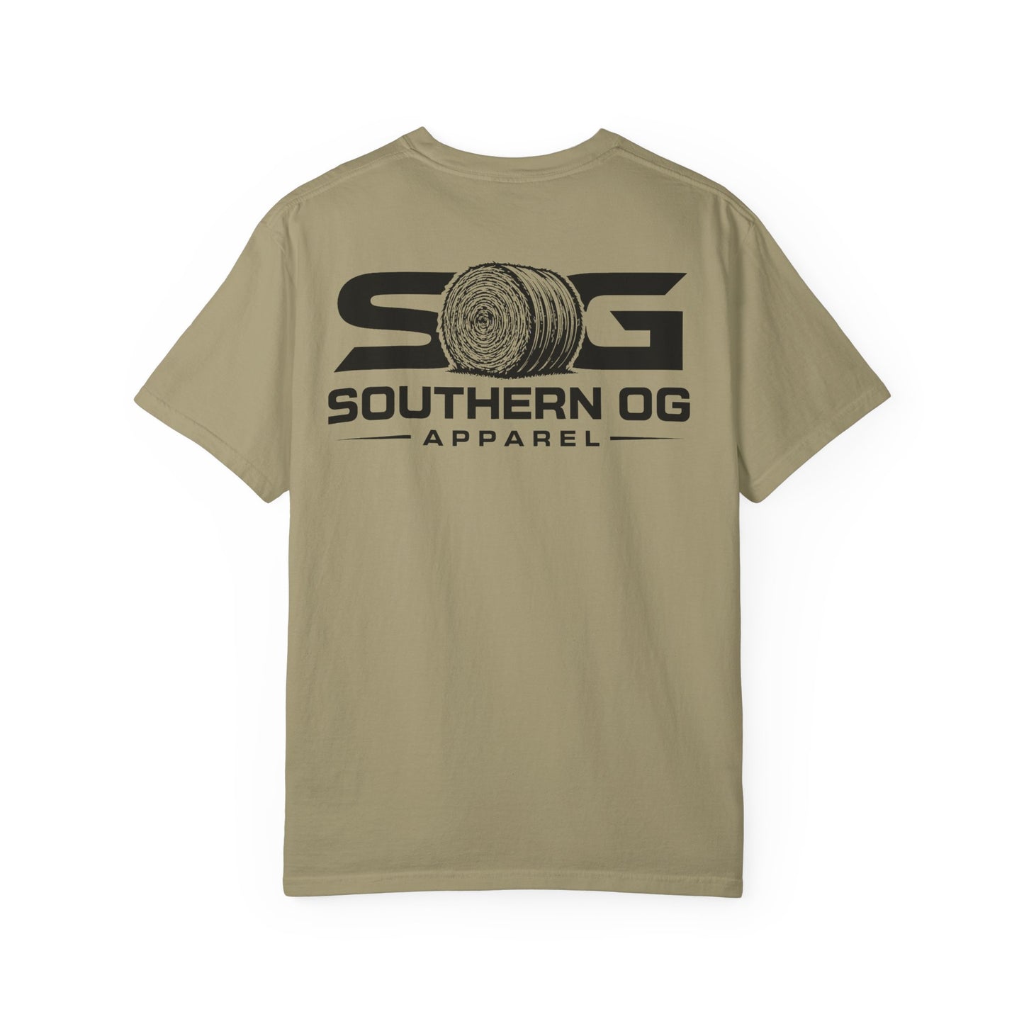 Southern OG T-Shirt — Logo Tee with Hay Bale Graphic