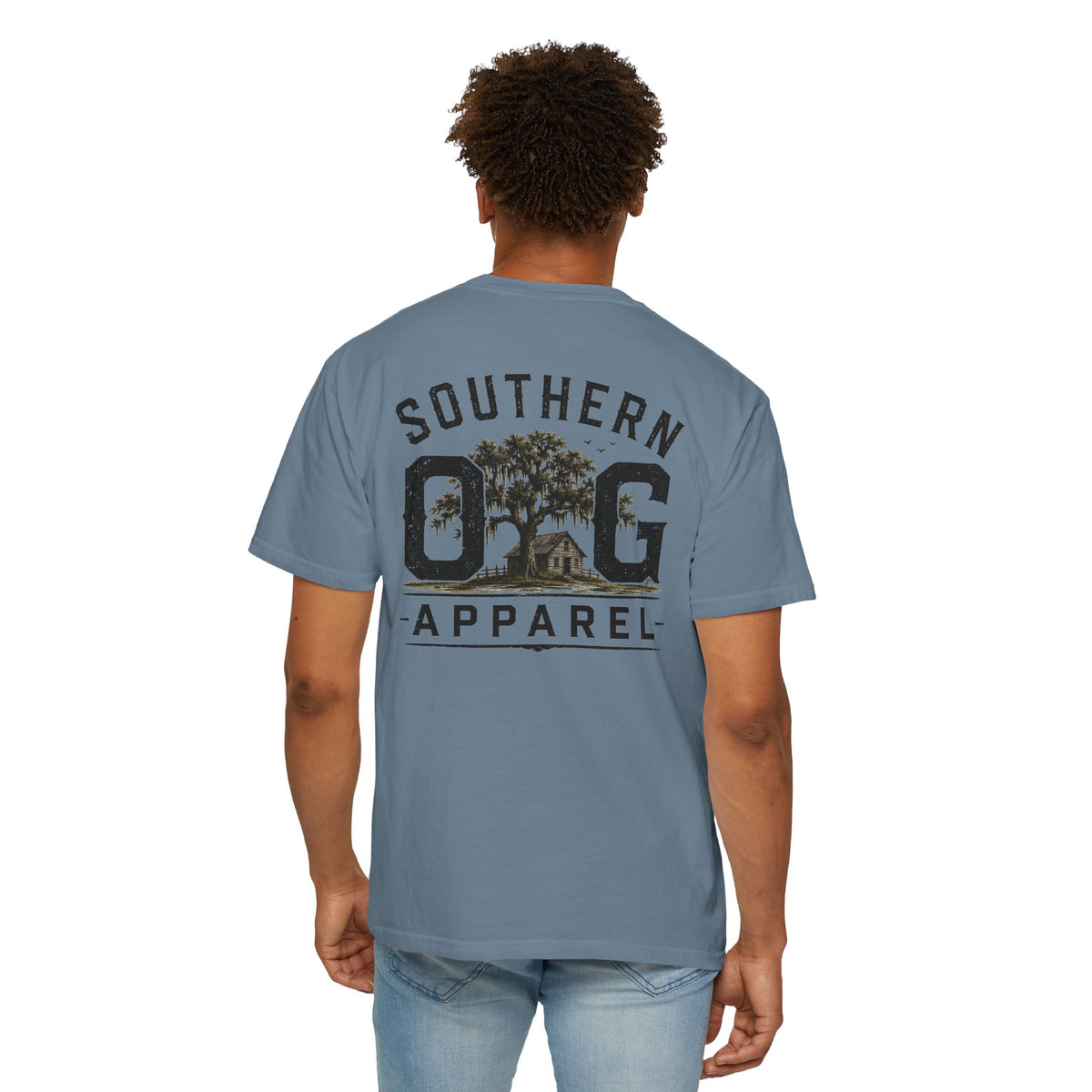 Southern OG Apparel T-Shirt — Vintage Southern Tree & Cabin Tee