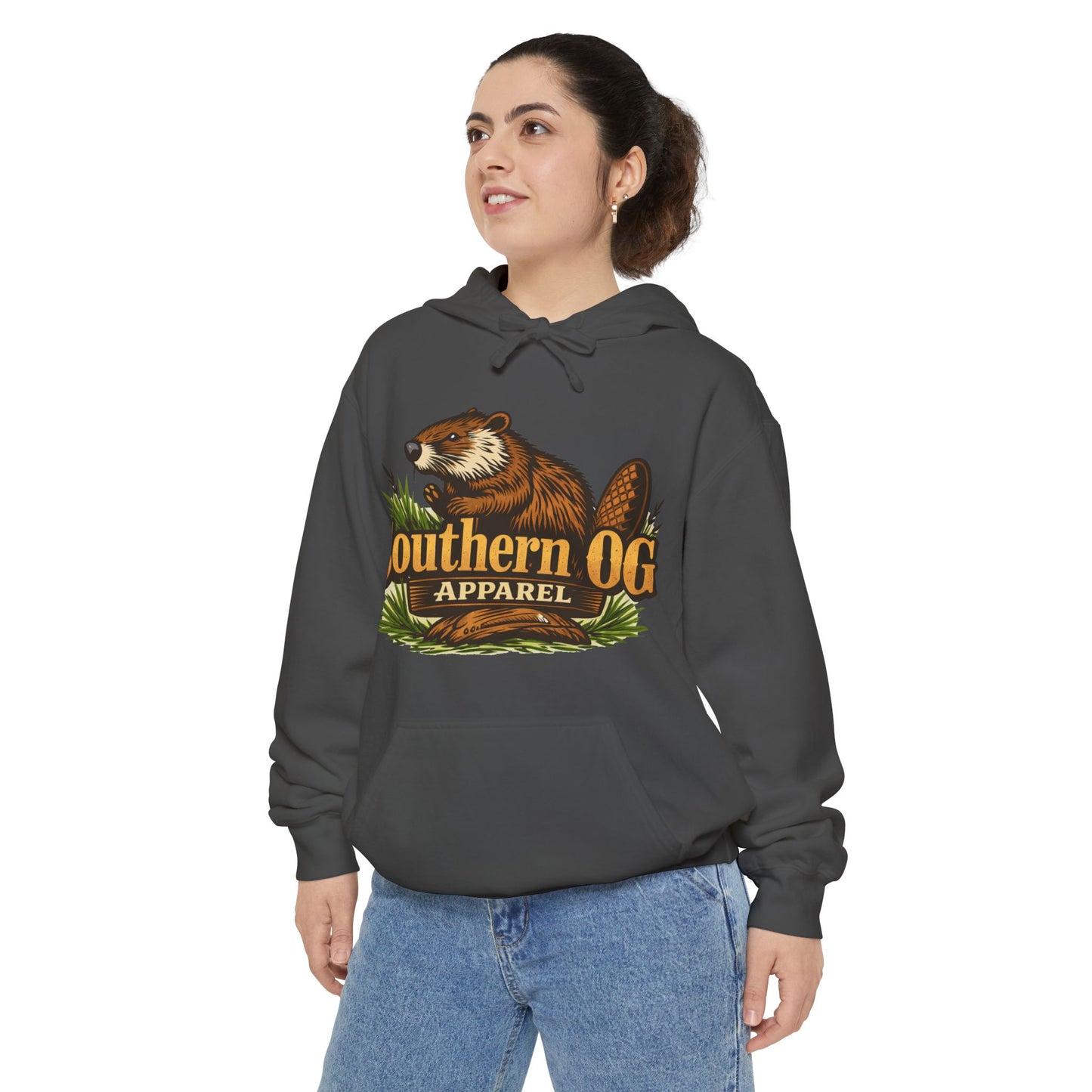 Southern OG Apparel Beaver Hoodie — Vintage Outdoor Logo Sweatshirt
