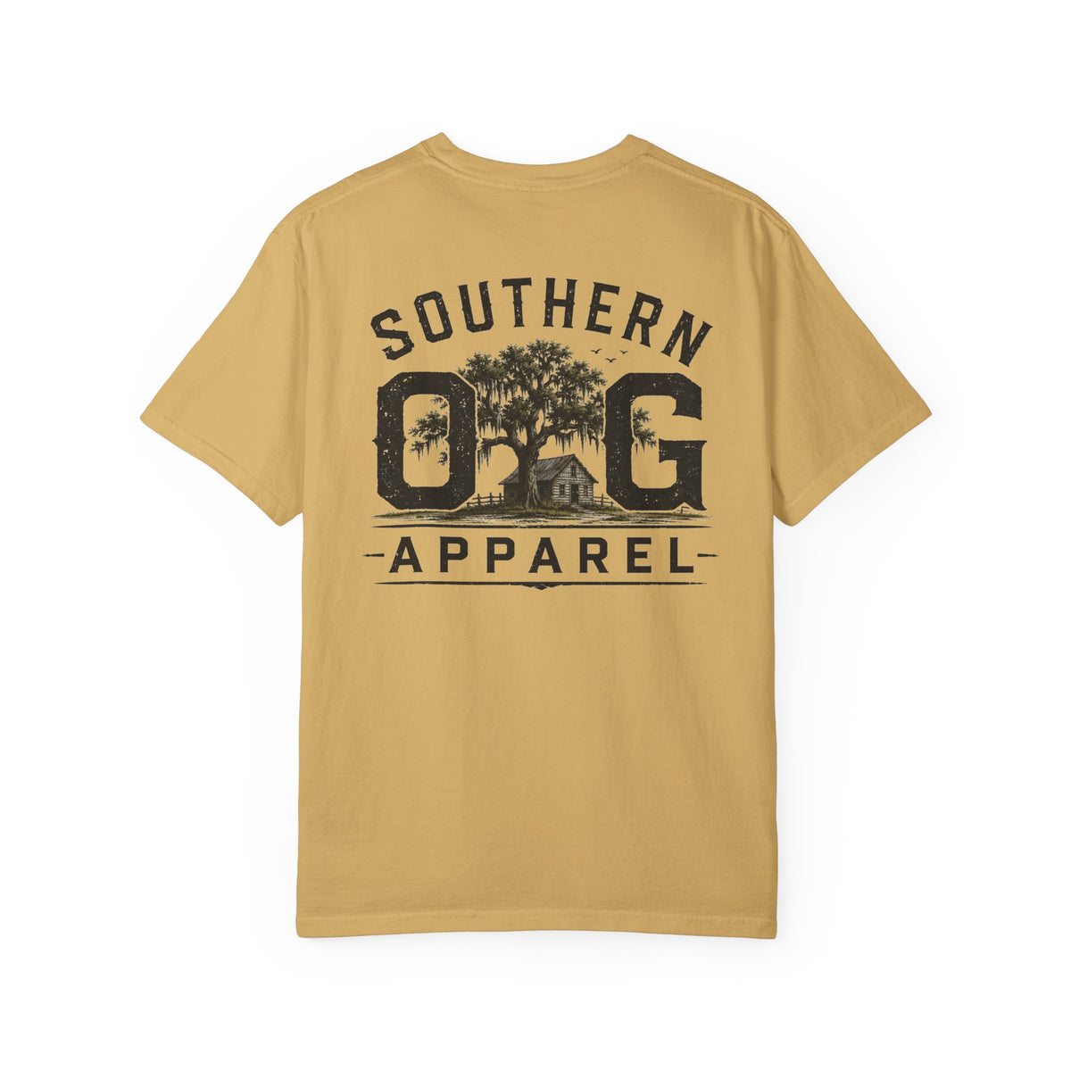 Southern OG Apparel T-Shirt — Vintage Southern Tree & Cabin Tee