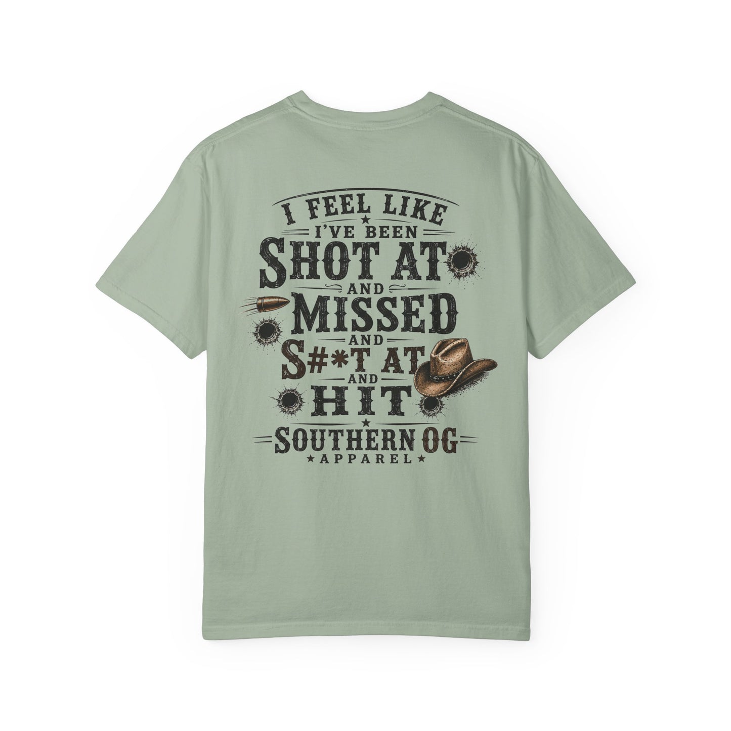 Shot At and Missed Graphic T-Shirt — Southern OG Western Cowboy Tee