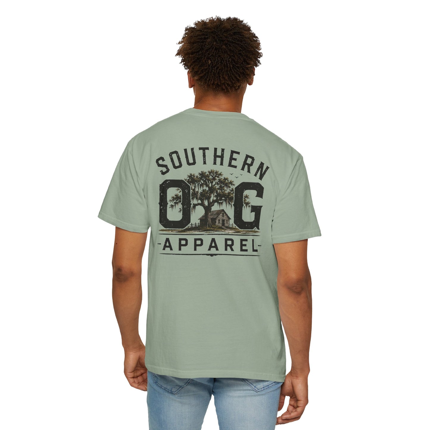 Southern OG Apparel T-Shirt — Vintage Southern Tree & Cabin Tee