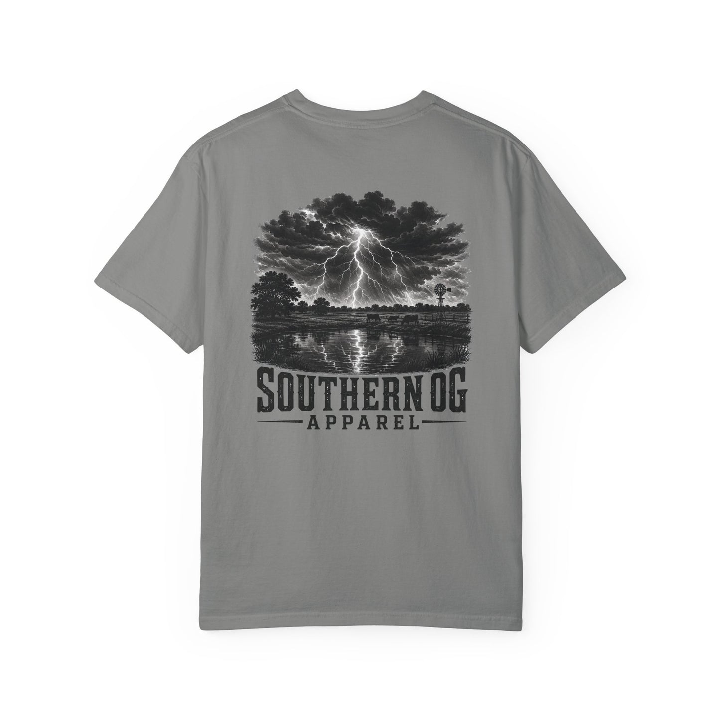 Southern OG Lightning T-Shirt — Storm Scene Graphic Tee