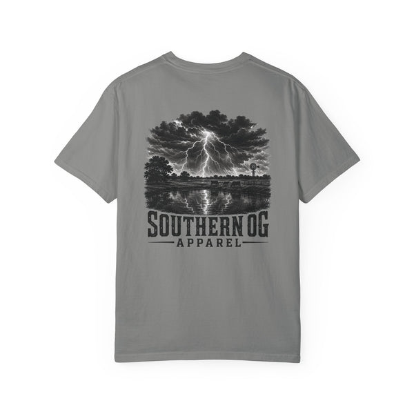 Southern OG Lightning T-Shirt — Storm Scene Graphic Tee