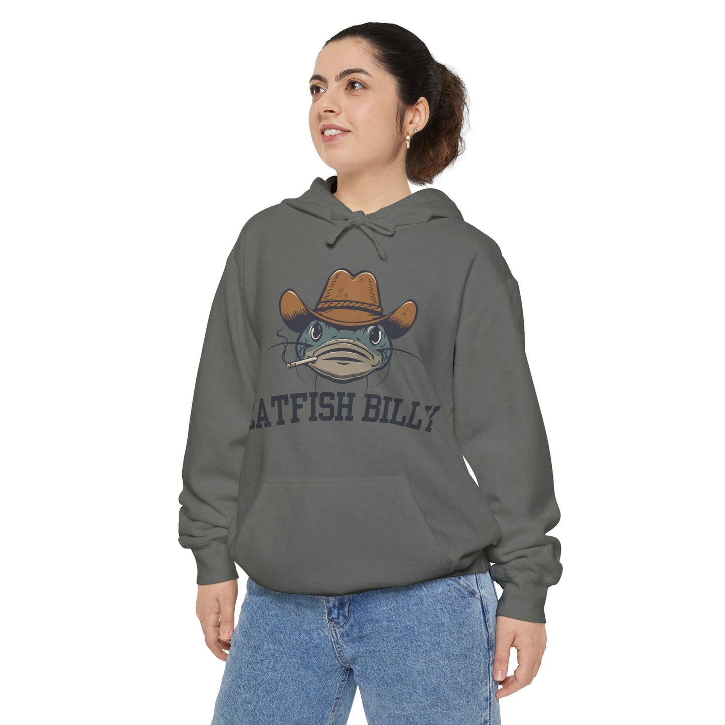 Catfish Billy Hoodie — Southern OG Fishing Graphic Pullover