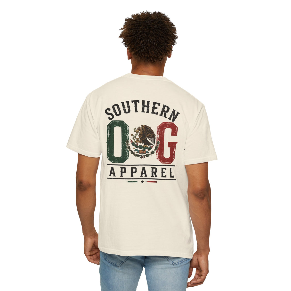 Southern OG T‑Shirt — Vintage Mexican Flag Logo Tee