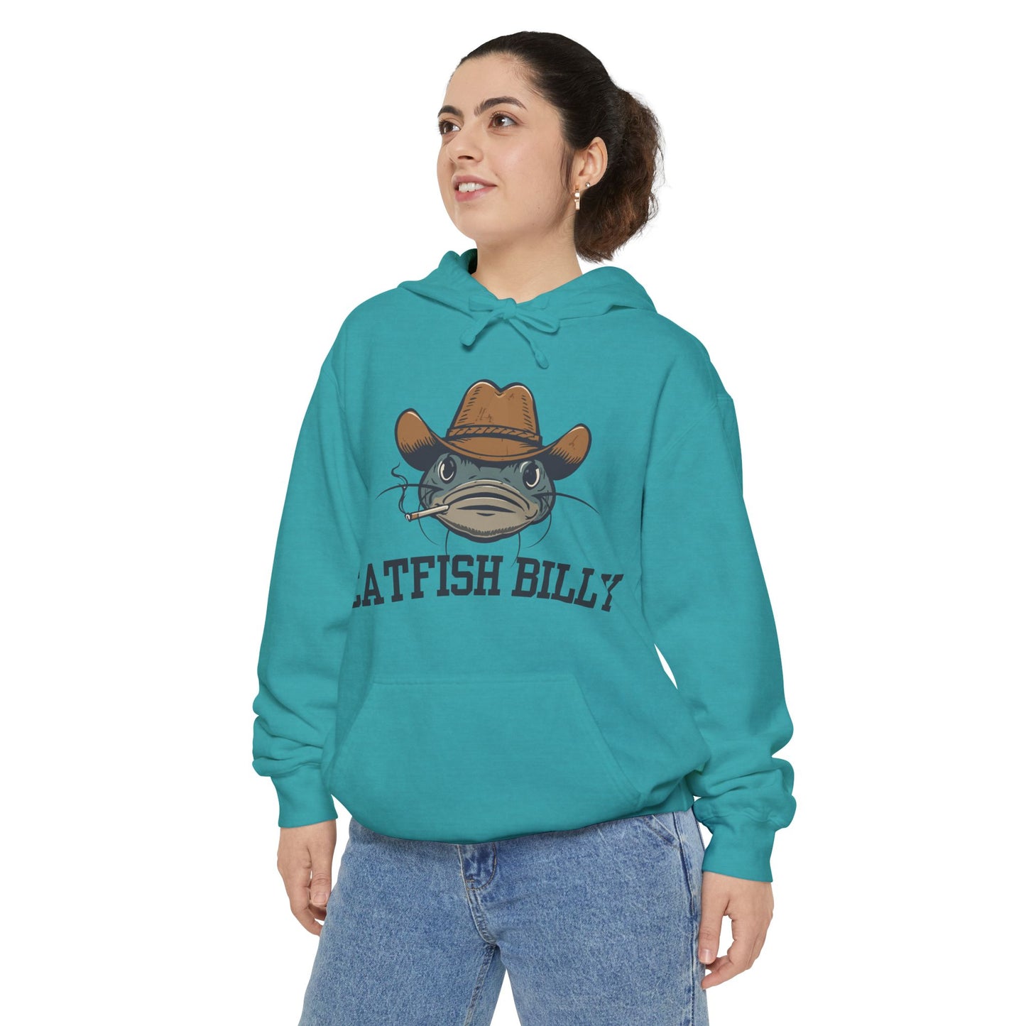 Catfish Billy Hoodie — Southern OG Fishing Graphic Pullover