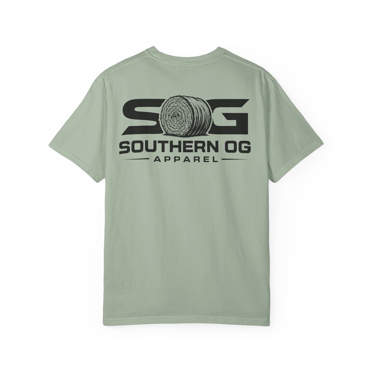 Southern OG T-Shirt — Logo Tee with Hay Bale Graphic