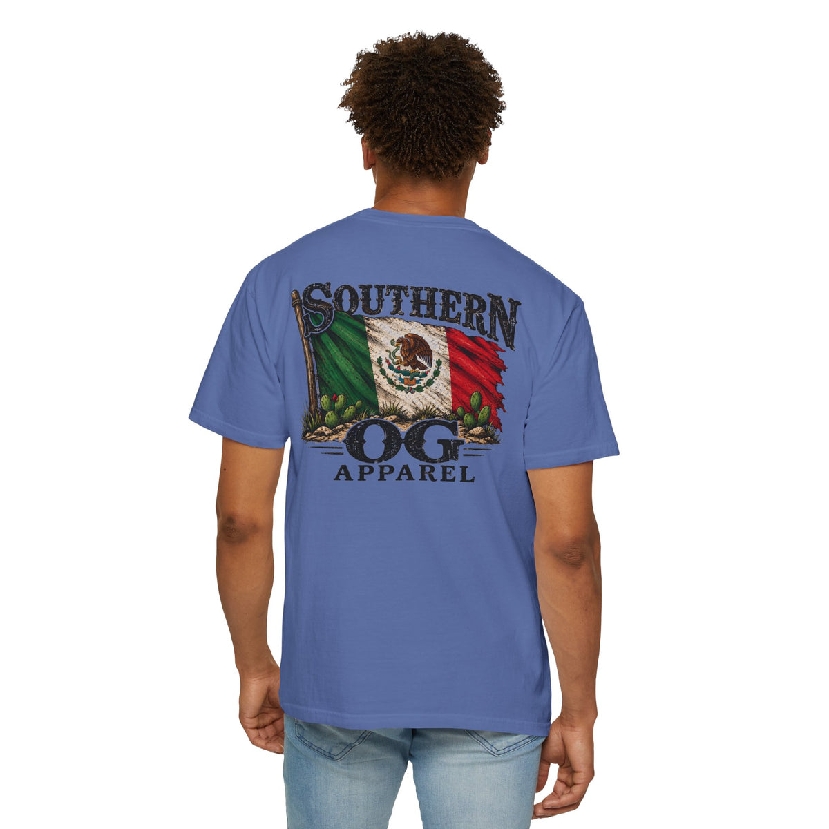 Southern OG Apparel T‑Shirt — Mexican Flag Graphic Tee