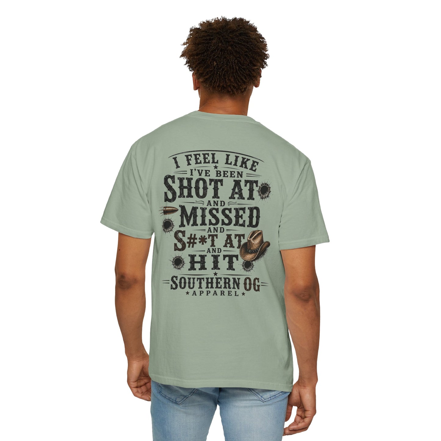 Shot At and Missed Graphic T-Shirt — Southern OG Western Cowboy Tee