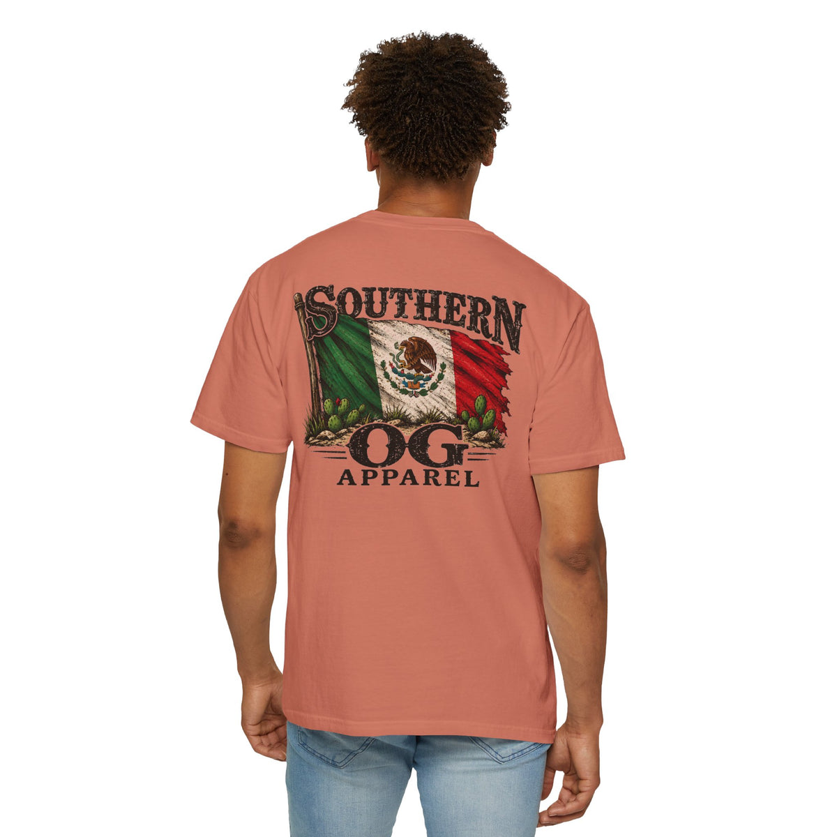 Southern OG Apparel T‑Shirt — Mexican Flag Graphic Tee