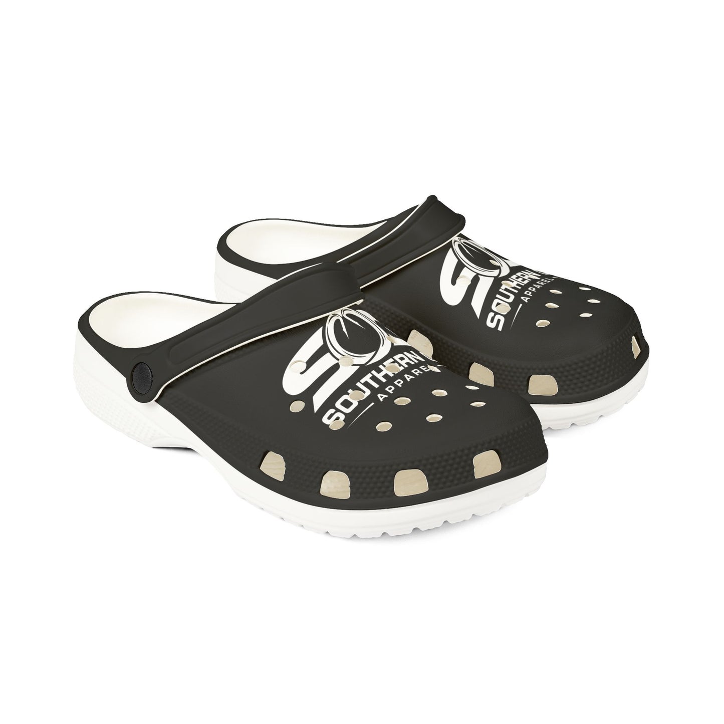 Southern OG Logo EVA Foam Clogs — Black Comfort Shoes