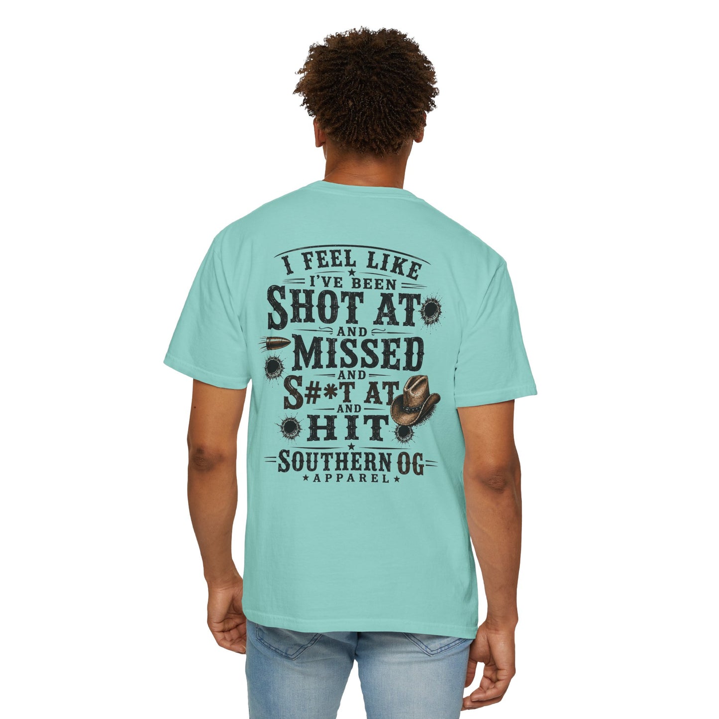 Shot At and Missed Graphic T-Shirt — Southern OG Western Cowboy Tee