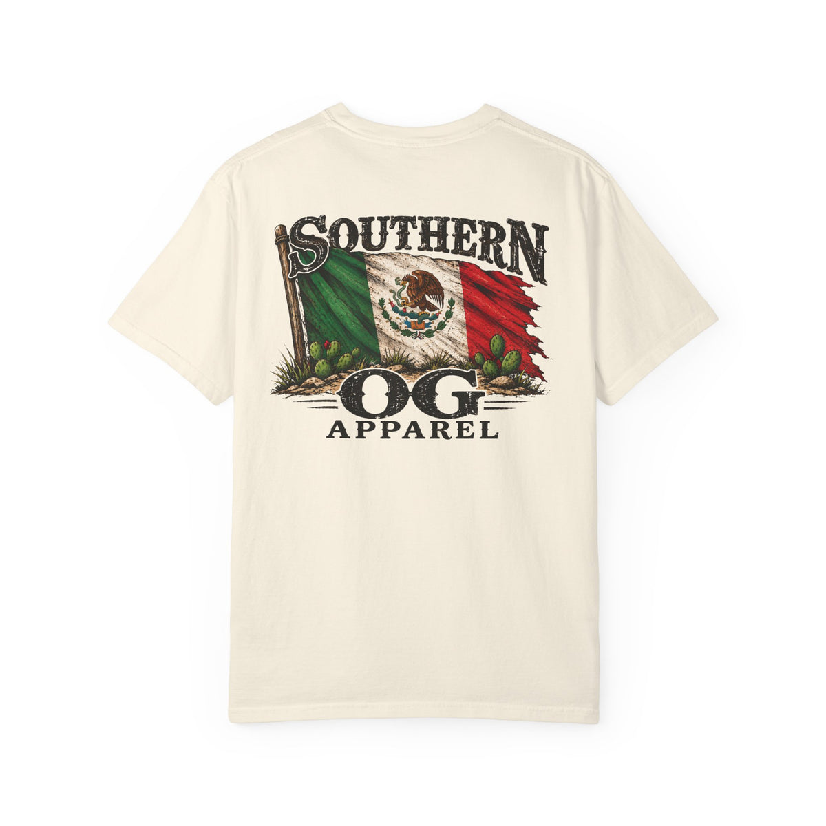 Southern OG Apparel T‑Shirt — Mexican Flag Graphic Tee