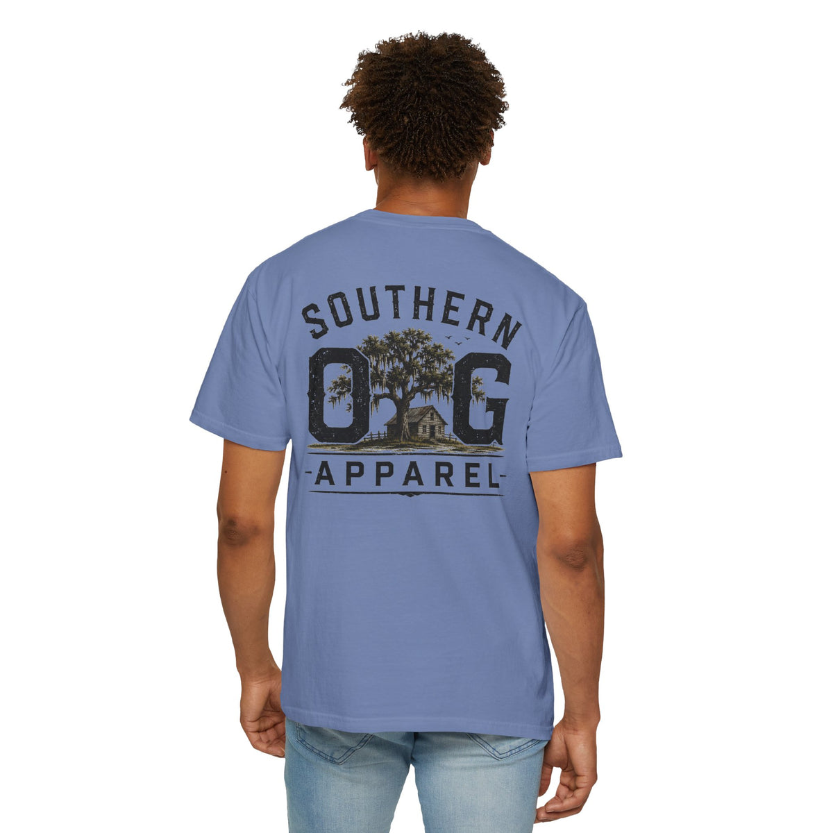 Southern OG Apparel T-Shirt — Vintage Southern Tree & Cabin Tee