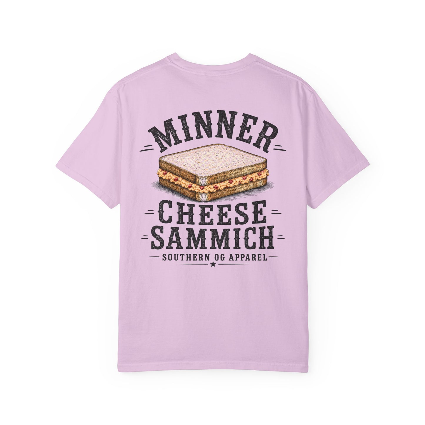 Cheese Sammich T‑Shirt — "Minner" Southern Comfort Sandwich Tee