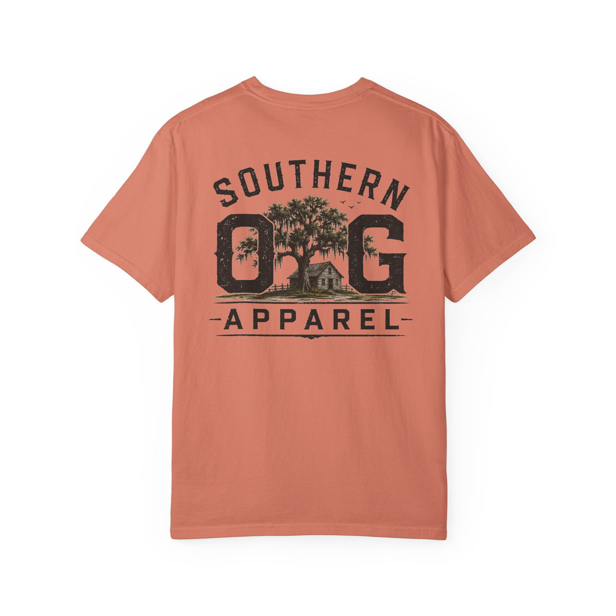 Southern OG Apparel T-Shirt — Vintage Southern Tree & Cabin Tee
