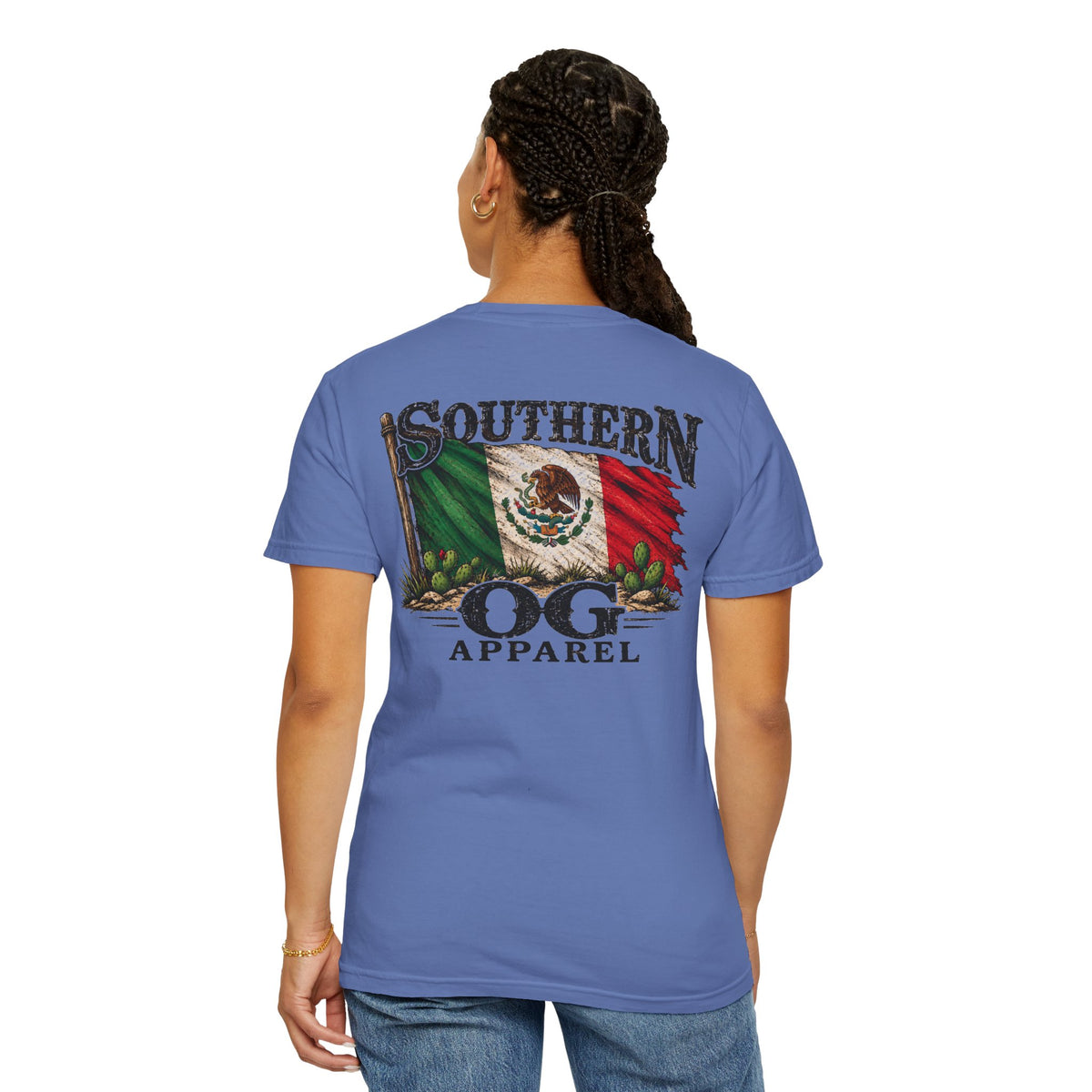 Southern OG Apparel T‑Shirt — Mexican Flag Graphic Tee