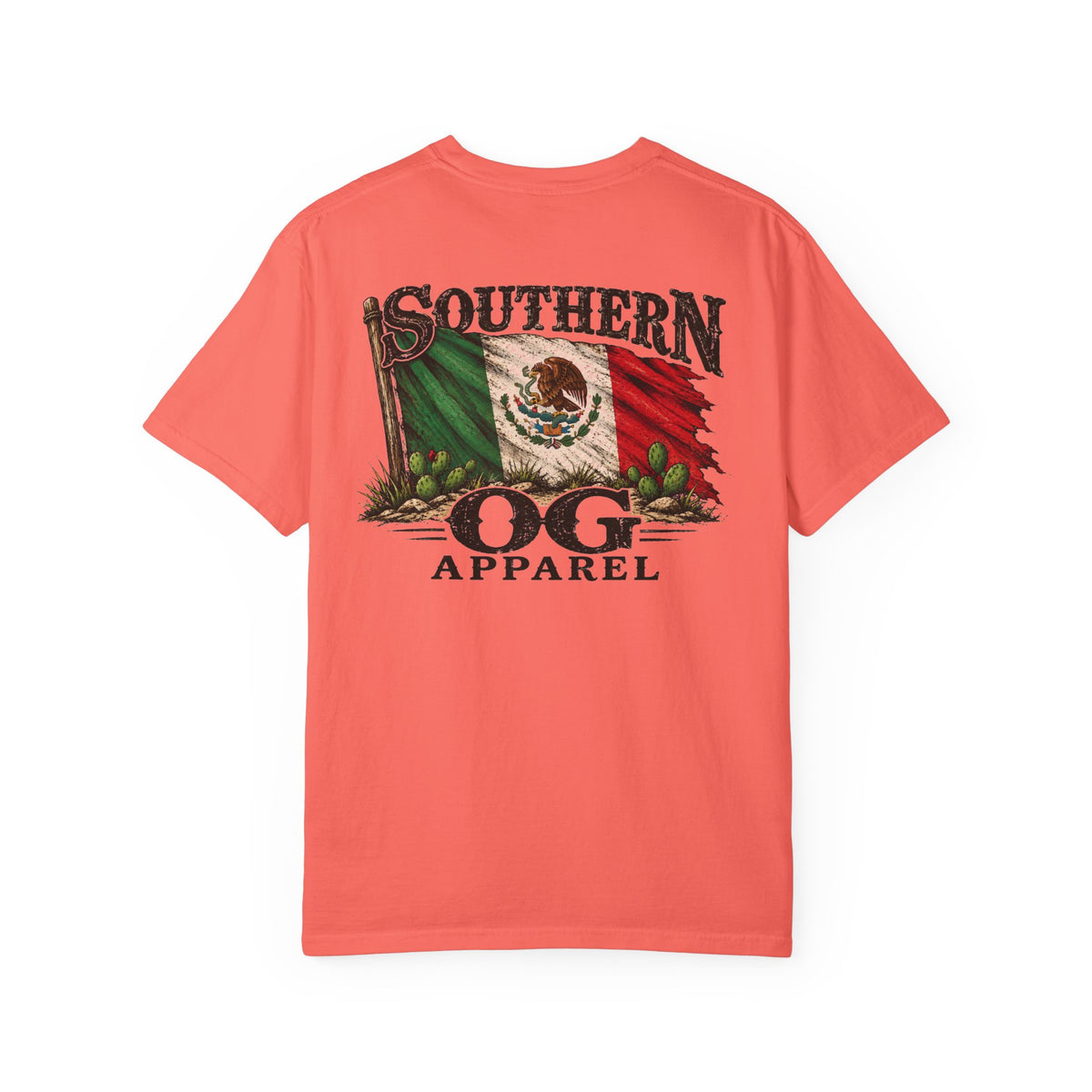 Southern OG Apparel T‑Shirt — Mexican Flag Graphic Tee