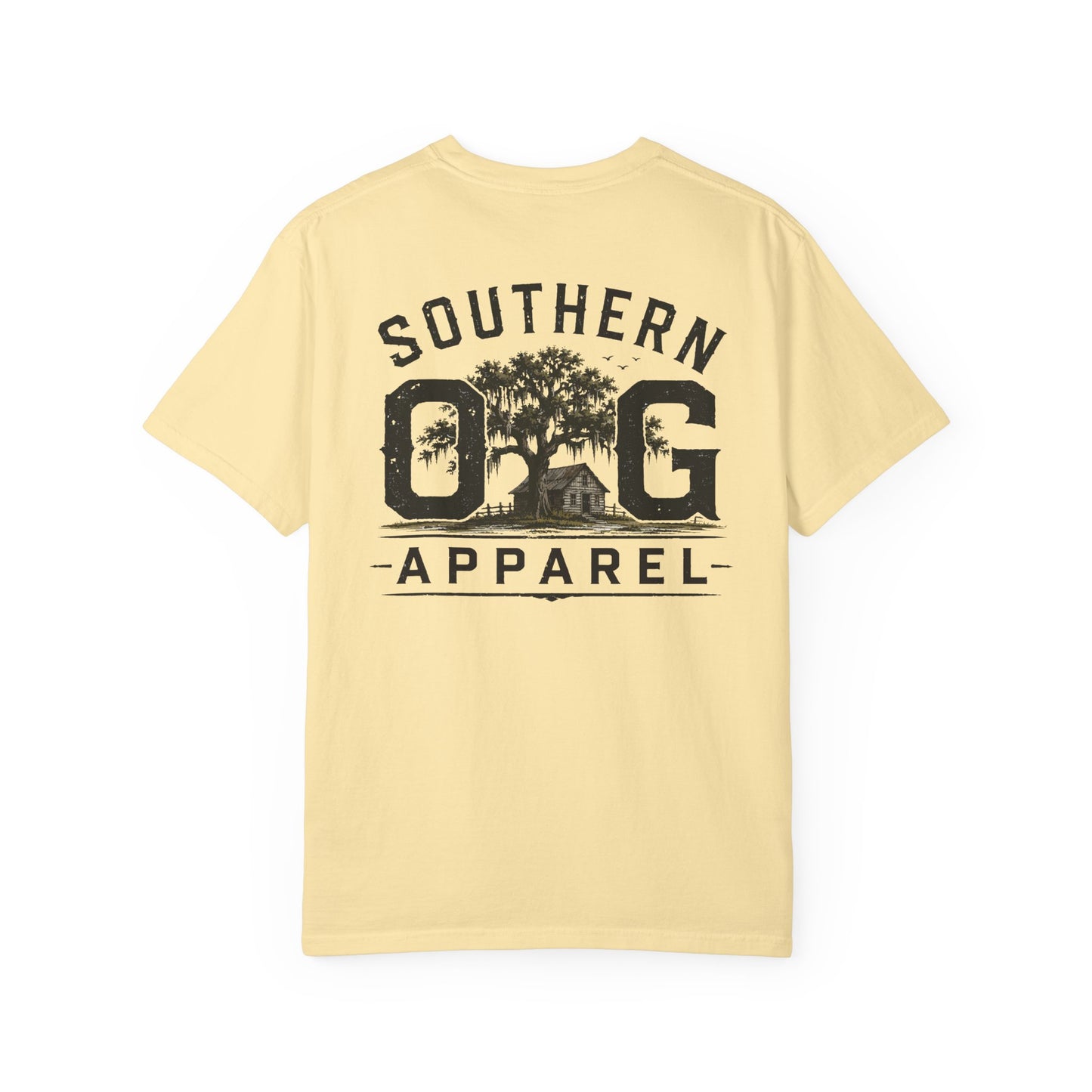 Southern OG Apparel T-Shirt — Vintage Southern Tree & Cabin Tee