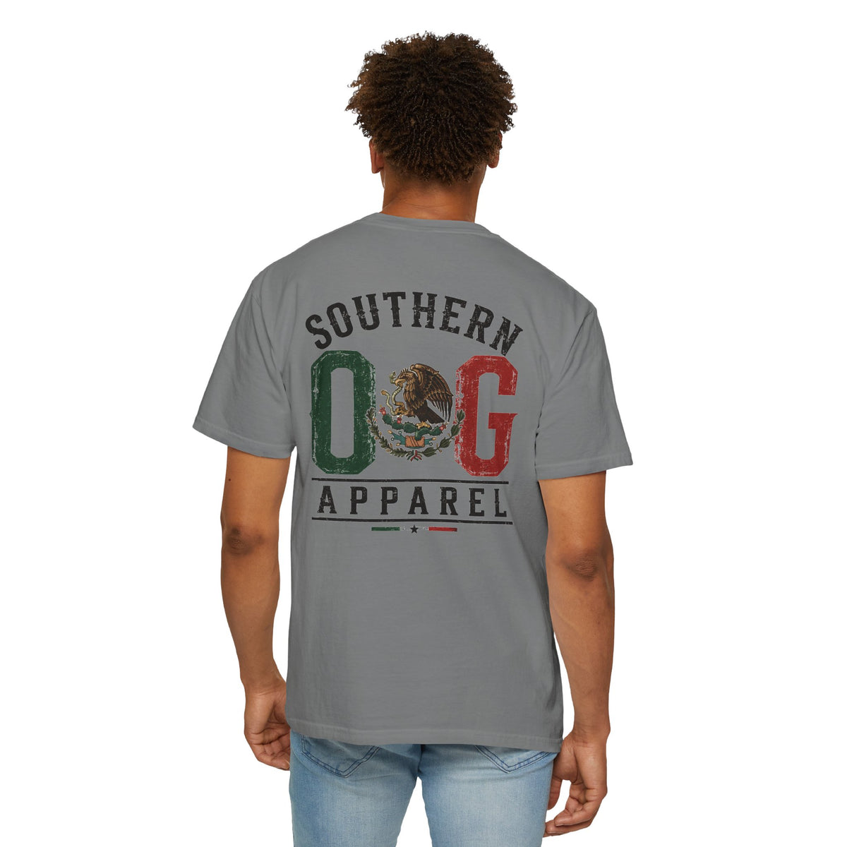 Southern OG T‑Shirt — Vintage Mexican Flag Logo Tee