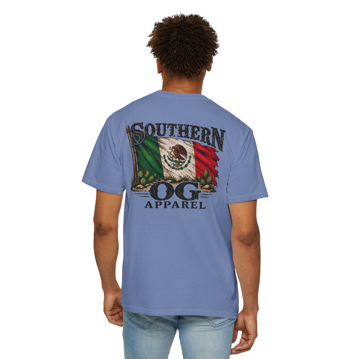 Southern OG Apparel T‑Shirt — Mexican Flag Graphic Tee