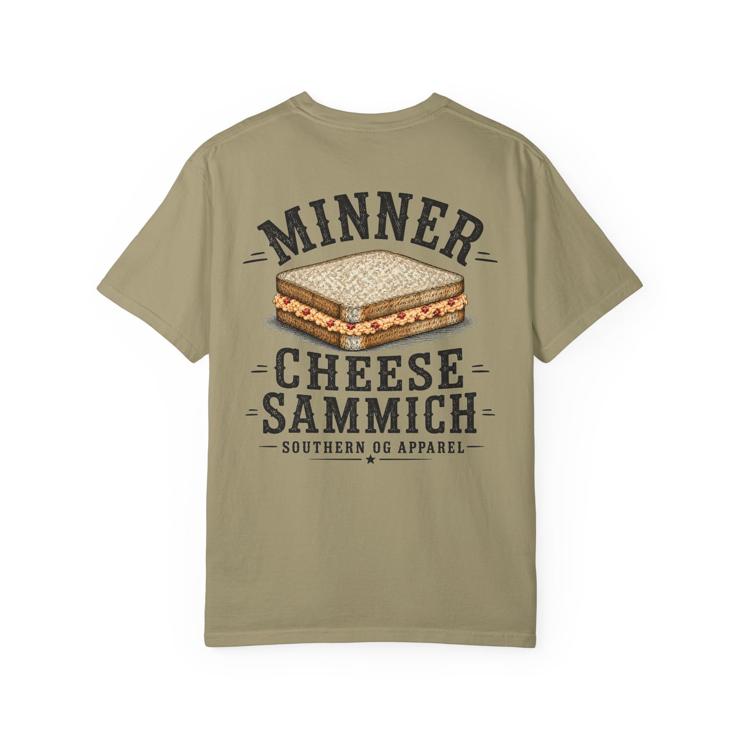 Cheese Sammich T‑Shirt — "Minner" Southern Comfort Sandwich Tee