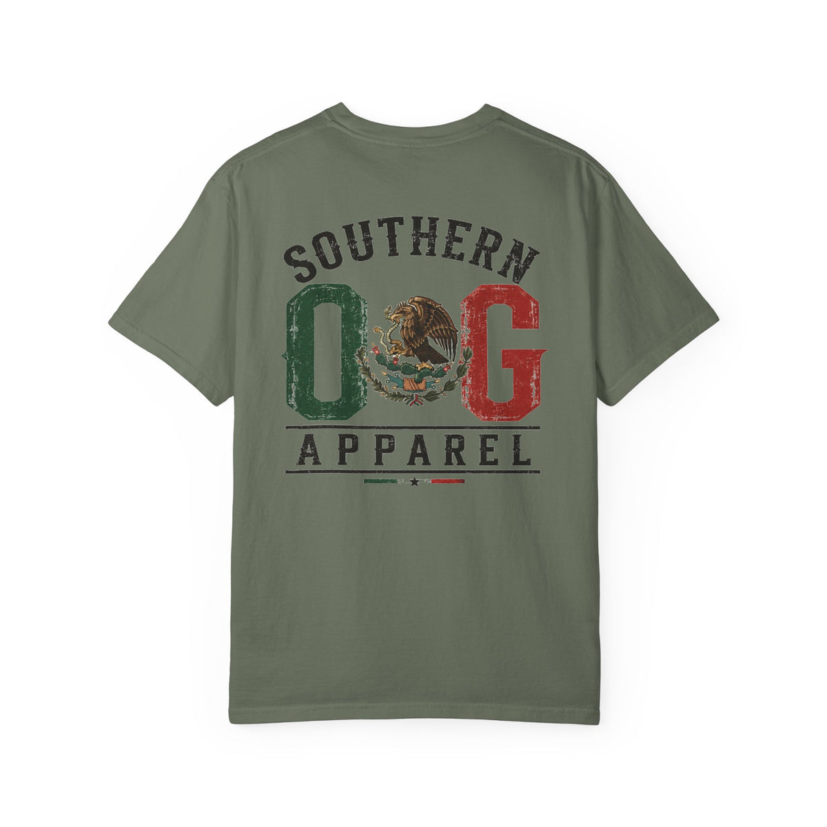 Southern OG T‑Shirt — Vintage Mexican Flag Logo Tee