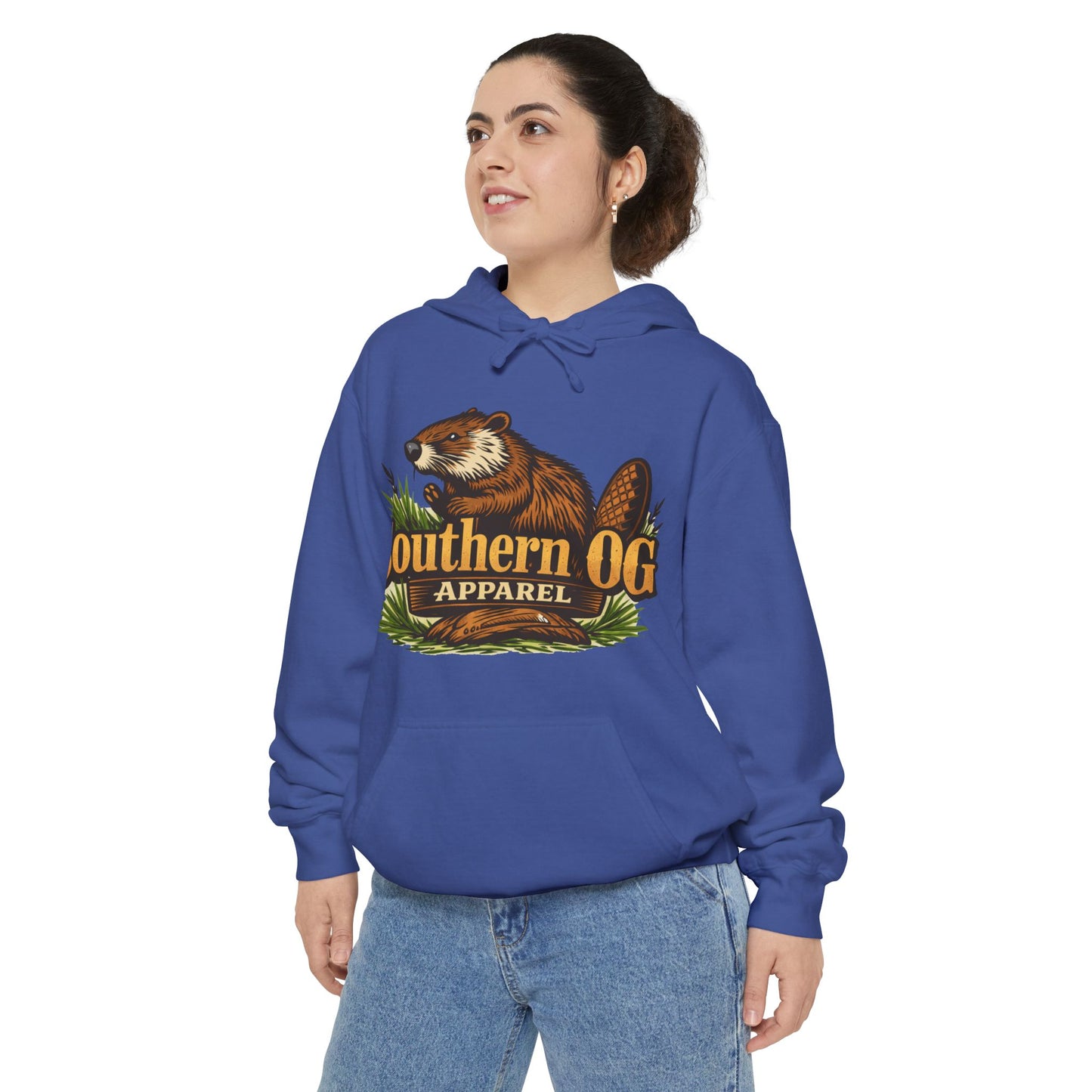 Southern OG Apparel Beaver Hoodie — Vintage Outdoor Logo Sweatshirt