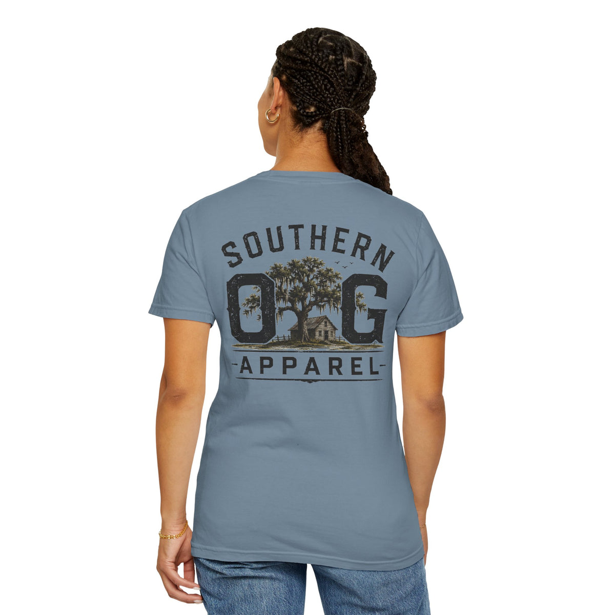 Southern OG Apparel T-Shirt — Vintage Southern Tree & Cabin Tee