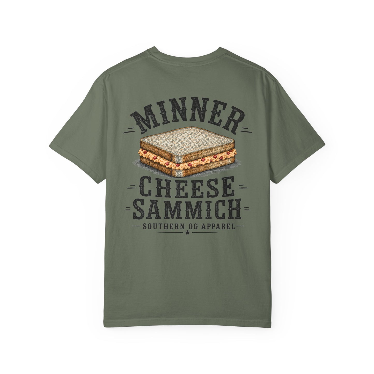 Cheese Sammich T‑Shirt — "Minner" Southern Comfort Sandwich Tee