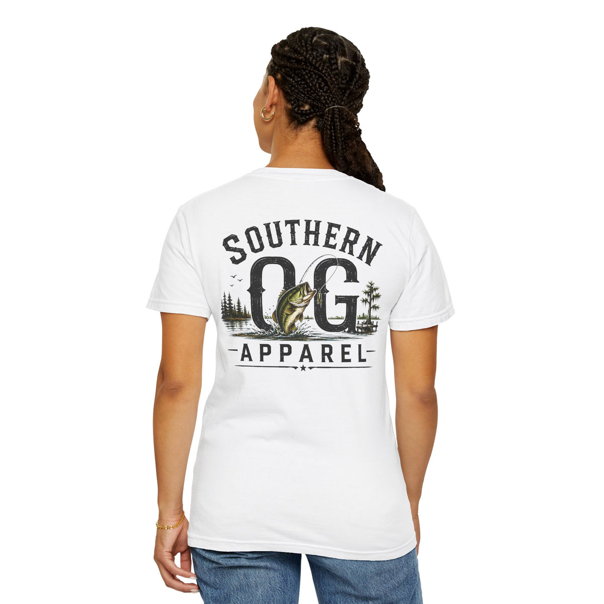 Southern OG Fishing T-Shirt — Bass Graphic Tee