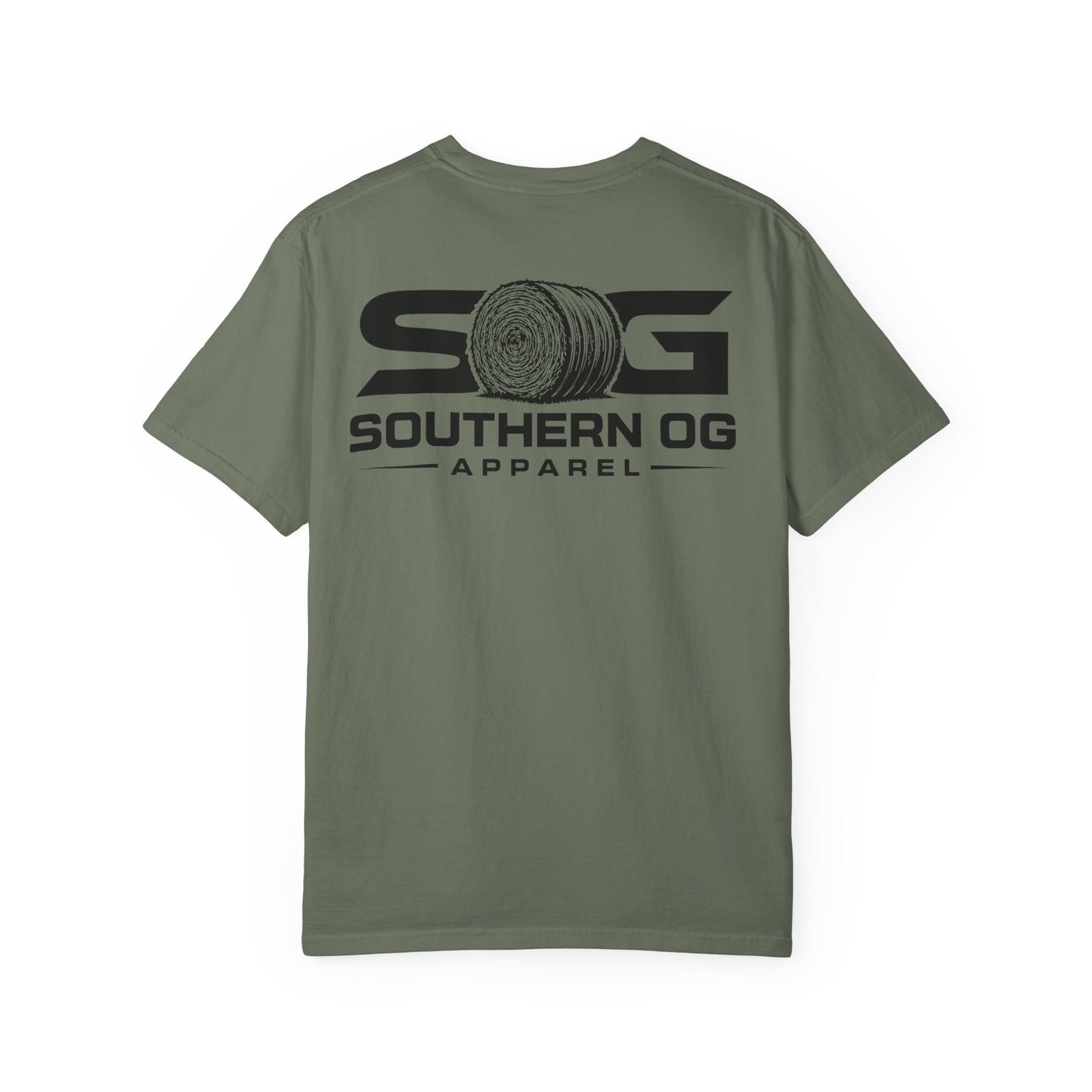 Southern OG T-Shirt — Logo Tee with Hay Bale Graphic