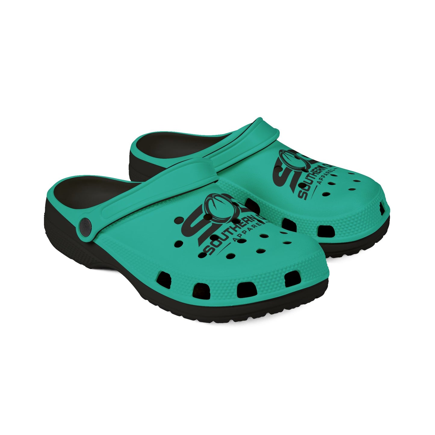 Aqua EVA Foam Clogs — Southern OG Logo Slip-On Shoes