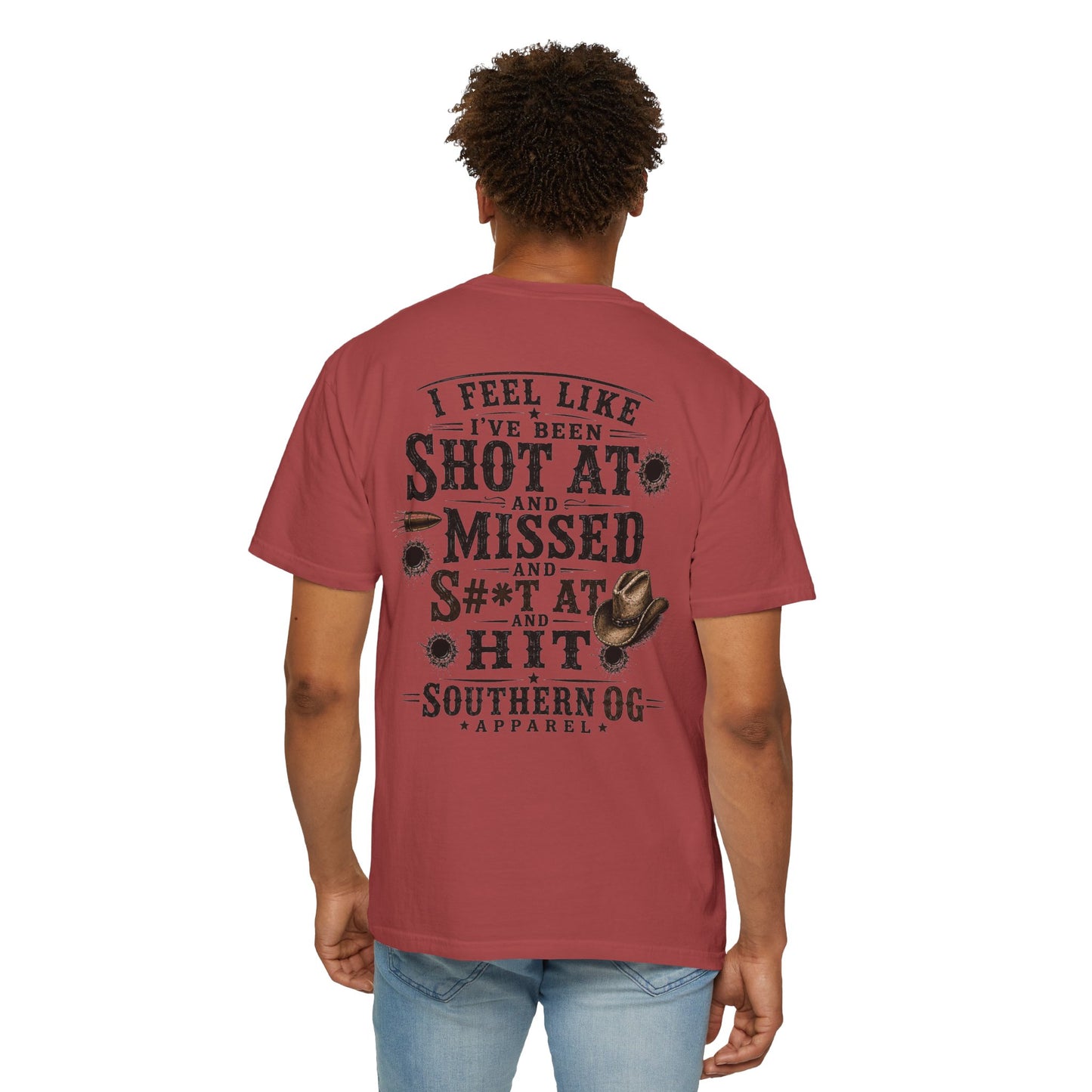 Shot At and Missed Graphic T-Shirt — Southern OG Western Cowboy Tee