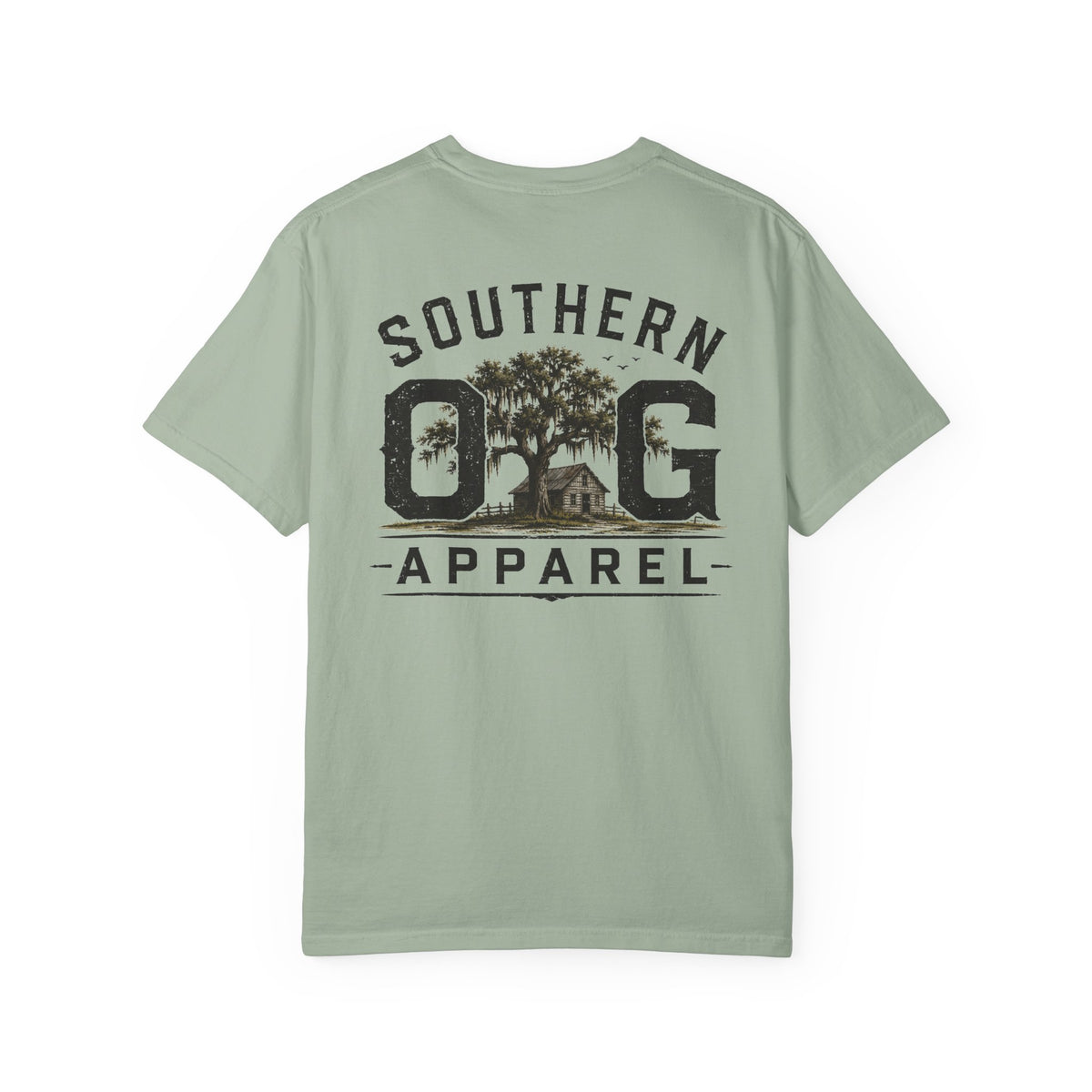 Southern OG Apparel T-Shirt — Vintage Southern Tree & Cabin Tee