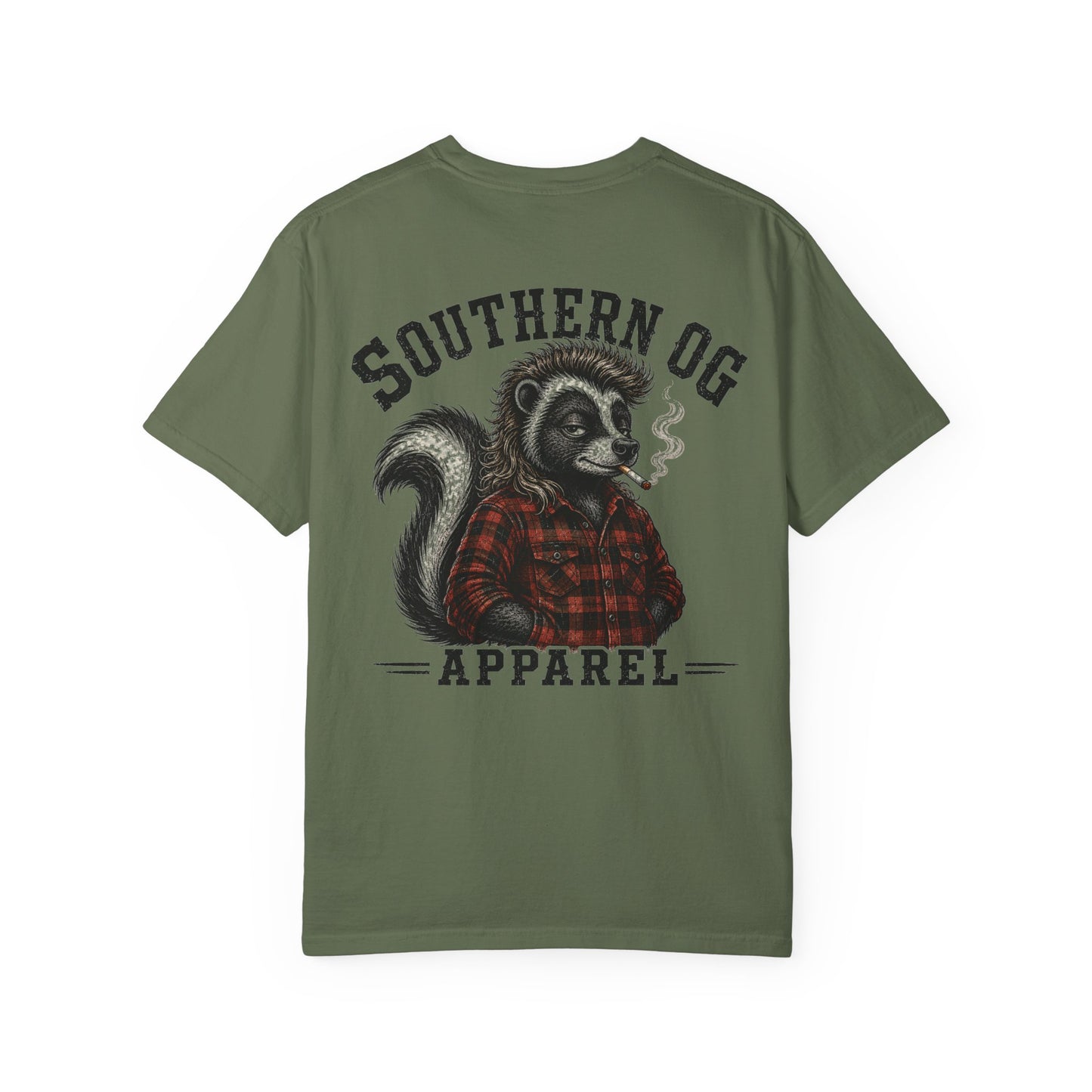 Southern OG Skunk T-Shirt — 'Southern OG Apparel' Back Graphic