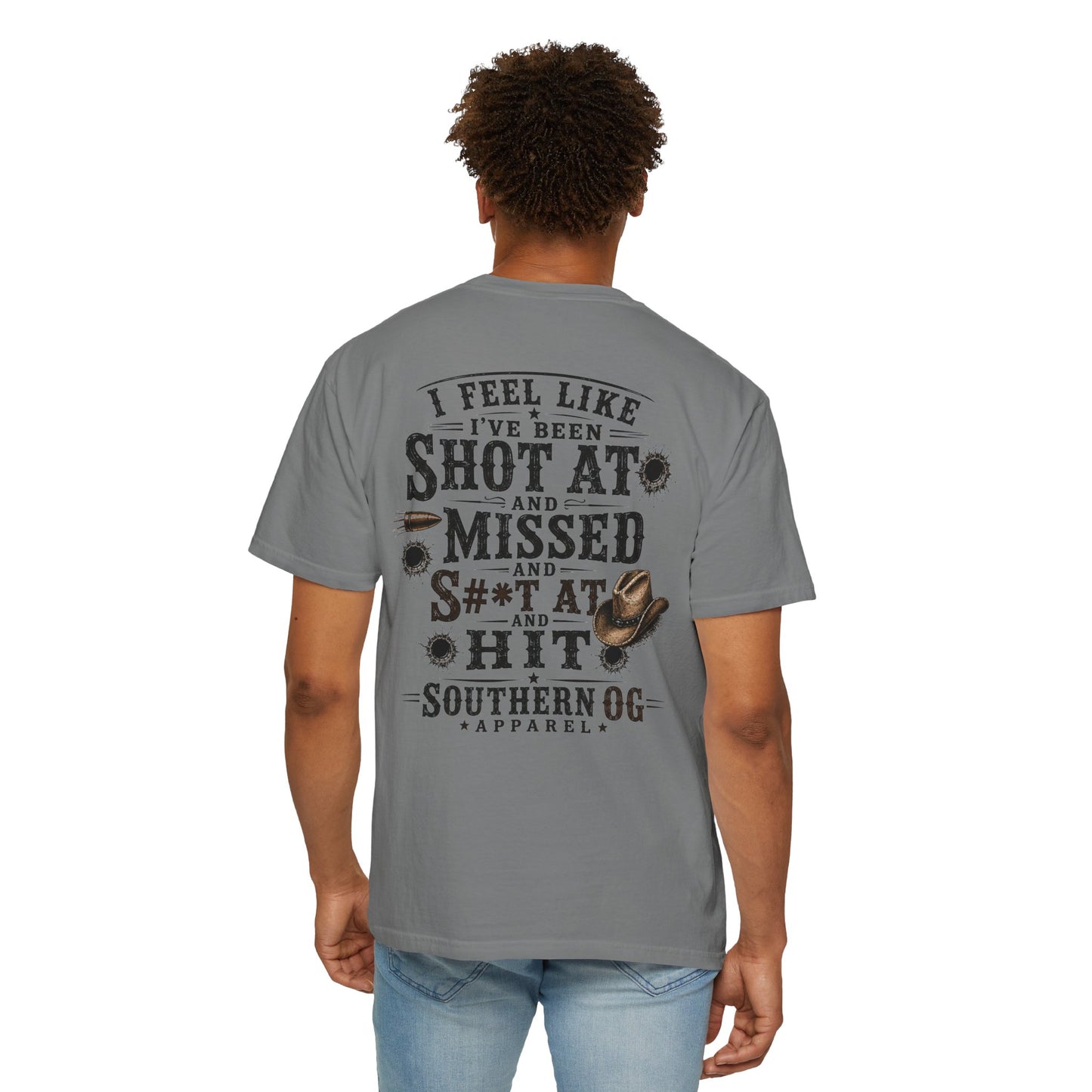 Shot At and Missed Graphic T-Shirt — Southern OG Western Cowboy Tee